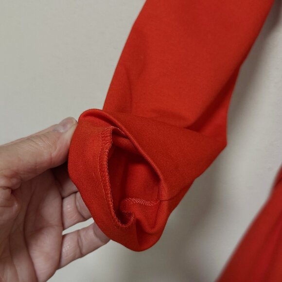 Orange sarong style dress by Escada, size 34 (4) - Picture 6 of 10